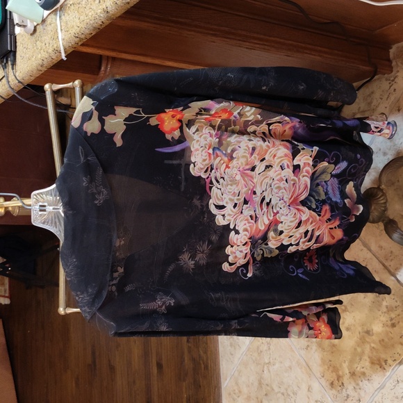 Citron women blouse 65 % cotton 35 % silk - Picture 2 of 3